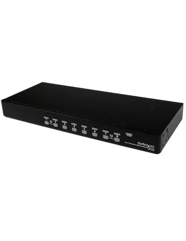 8 Port 1U Rackmount USB PS/2 KVM Switch with OSD