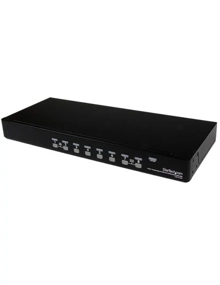8 Port 1U Rackmount USB PS/2 KVM Switch with OSD
