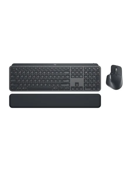 Logitech 920-010932 keyboard Mouse included Office RF Wireless + Bluetooth QWERTY UK International Graphite