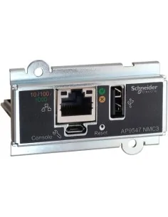 APC Network Management Card, Network Management Cards, for Easy UPS 3 Series, 3-Phase, remotely monitor and manage the UPS