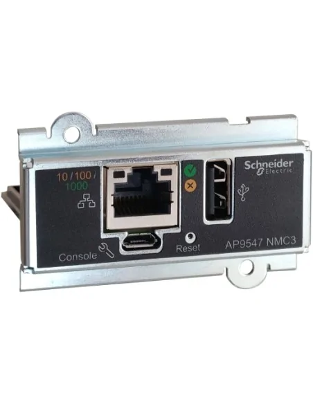 APC Network Management Card, Network Management Cards, for Easy UPS 3 Series, 3-Phase, remotely monitor and manage the UPS