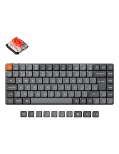 Keychron K3 Max keyboard Universal USB + RF Wireless + Bluetooth QWERTY UK English Grey