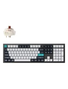 Keychron Q6 Max keyboard Universal USB + RF Wireless + Bluetooth QWERTY UK English Black, White