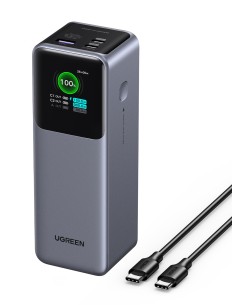 Ugreen 25000mAh 200W Fast Charging Powerbank Grey