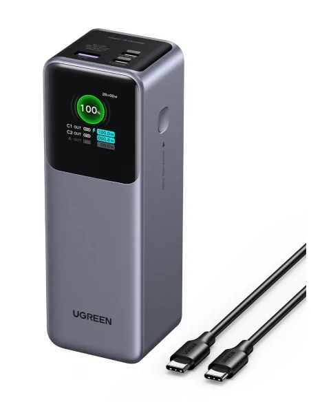 Ugreen 25000mAh 200W Fast Charging Powerbank Grey
