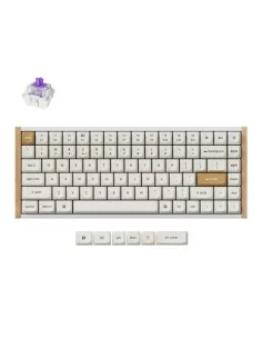 Keychron K2H-Q1-UK keyboard Gaming USB + RF Wireless + Bluetooth QWERTY UK English White