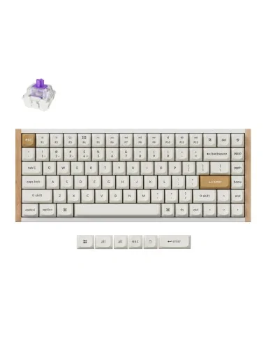 Keychron K2H-Q1-UK keyboard Gaming USB + RF Wireless + Bluetooth QWERTY UK English White
