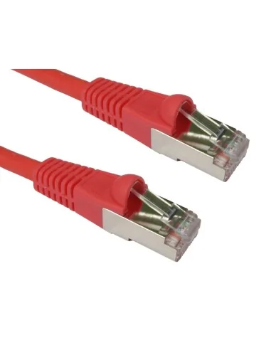 Cables Direct 2m CAT6a, M - M networking cable Red S/FTP (S-STP)