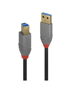 Lindy 0.5m USB 3.2 Type A to B Cable, 5Gbps, Anthra Line