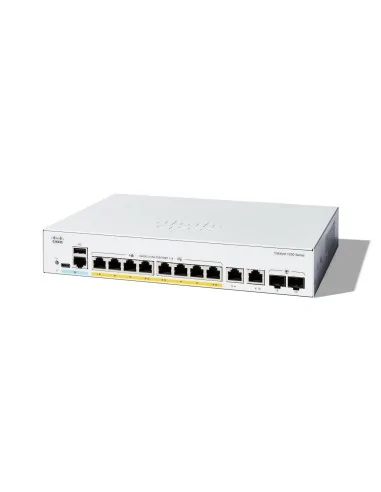 Cisco Catalyst 1200-8FP-2G Smart Switch, 8 Port GE, Full PoE, 2x1GE Combo, Limited Lifetime Protection (C1200-8FP-2G)