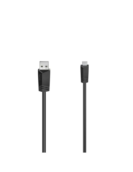 Hama 00200606 USB cable USB 2.0 1.5 m Mini-USB B USB A Black