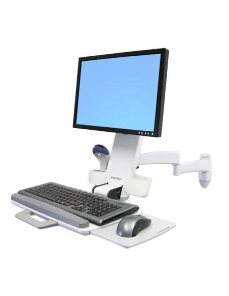 Ergotron 200 Series Combo Arm 61 cm (24") White Wall