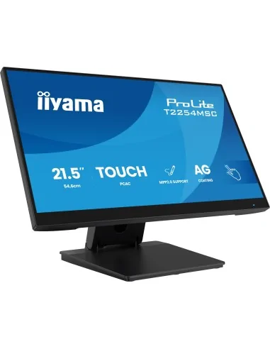 iiyama T2254MSC-B2AG computer monitor 54.6 cm (21.5") 1920 x 1080 pixels Full HD LED Touchscreen Black