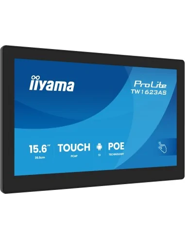 iiyama TW1623AS-B3P computer monitor 39.6 cm (15.6") 1920 x 1080 pixels Full HD LED Touchscreen Black