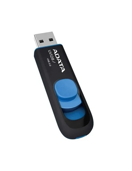 ADATA 64GB DashDrive UV128 USB flash drive USB Type-A 3.2 Gen 1 (3.1 Gen 1) Black, Blue
