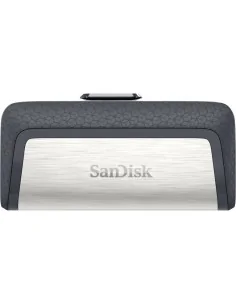 SanDisk Ultra Dual Drive USB Type-C USB flash drive 128 GB USB Type-A / USB Type-C 3.2 Gen 1 (3.1 Gen 1) Black, Silver