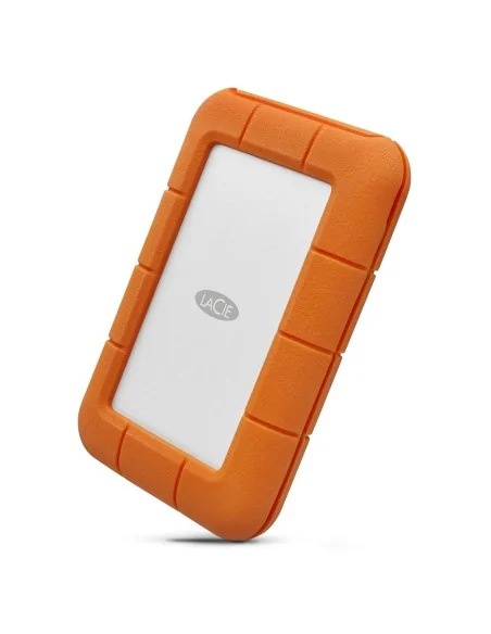 LaCie Rugged USB-C external hard drive 5 TB Grey, Yellow