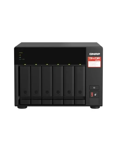 QNAP TS-673A NAS Tower Ryzen Embedded V1500B 8 GB DDR4 0 TB QNAP Turbo System Black