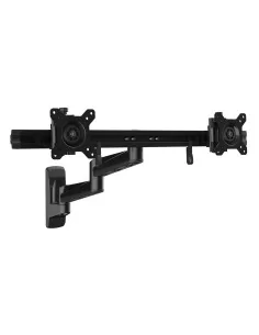 StarTech.com Wall Mount Dual Monitor Arm – Articulating Ergonomic VESA Wall Mount for 2x 24" Displays – Synchronized Adjustable