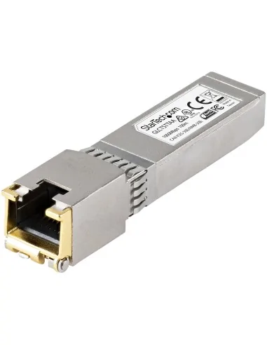 StarTech.com Cisco GLC-T Compatible SFP Module - 1000BASE-T - SFP to RJ45 Cat6/Cat5e - 1GE Gigabit Ethernet SFP - RJ-45 100m