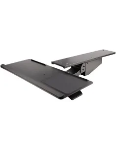 StarTech.com Under Desk Keyboard Tray - Full Motion & Height Adjustable Keyboard and Mouse Tray, 10"x26" Platform - Ergonomic