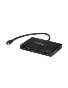 StarTech.com 4-Port Multi Monitor Adapter - Mini DisplayPort to DisplayPort MST Hub - 4x 1080p - Video Splitter for Extended