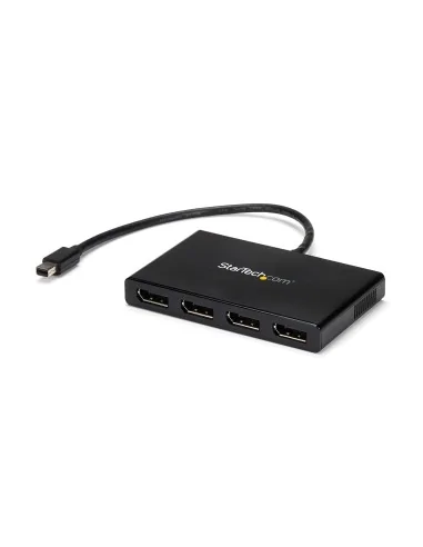 StarTech.com 4-Port Multi Monitor Adapter - Mini DisplayPort to DisplayPort MST Hub - 4x 1080p - Video Splitter for Extended