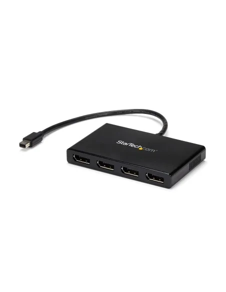 StarTech.com 4-Port Multi Monitor Adapter - Mini DisplayPort to DisplayPort MST Hub - 4x 1080p - Video Splitter for Extended