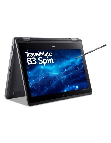 Acer TravelMate Spin B3 B3 Spin TMB311RN-33 - 11.6" Full HD Touchscreen, Intel N100, 8GB, 128GB UFS, Windows 11 Pro Education
