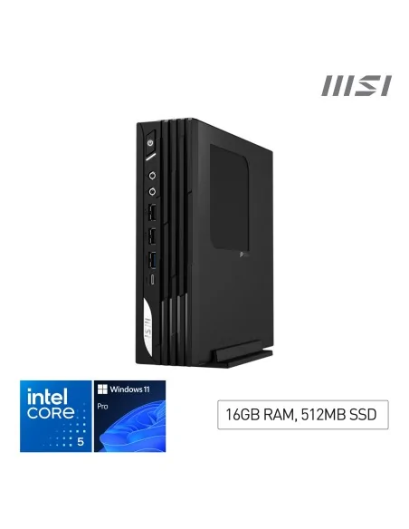 MSI Pro DP21 14M Intel Core 5 14400, Desktop PC, DP21 14M, SFF, Mini Computer, HTPC, (16GB RAM, 512GB Storage, Windows 11 )
