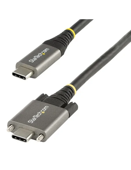 StarTech.com 3ft (1m) Side Screw Locking USB C Cable 10Gbps - USB-IF Certified USB-C Cable - USB 3.1/3.2 Gen 2 Type-C Cable