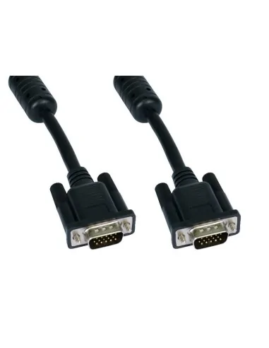 Cables Direct 3m SVGA VGA cable VGA (D-Sub) Black, Chrome