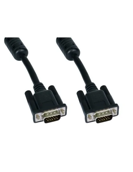 Cables Direct 3m SVGA VGA cable VGA (D-Sub) Black, Chrome
