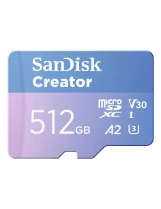 SanDisk Creator 512 GB MicroSDXC UHS-I Class 10