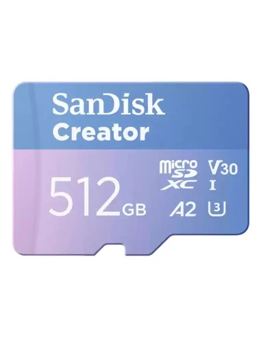 SanDisk Creator 512 GB MicroSDXC UHS-I Class 10