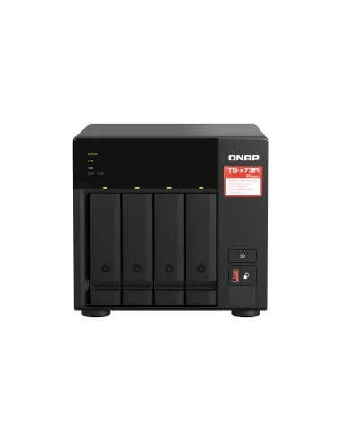 QNAP TS-473A NAS Tower Ryzen Embedded V1500B 8 GB DDR4 0 TB QNAP Turbo System Black