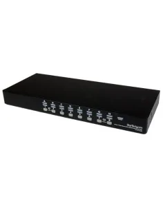 16 Port 1U Rackmount USB KVM Switch Kit with OSD and Cables