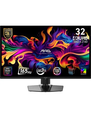 MSI MAG 322UP QD-OLED E16 computer monitor 80 cm (31.5") 3840 x 2160 pixels 4K Ultra HD Black