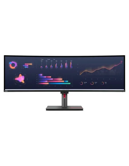 Lenovo ThinkVision P49w-30 computer monitor 124.5 cm (49") 5120 x 1440 pixels DQHD LED Black