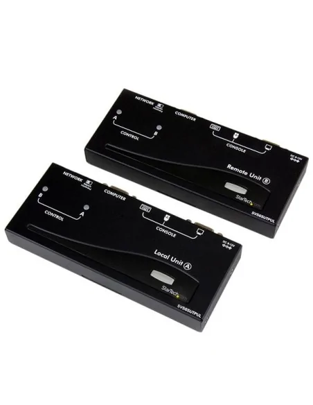 Long Range USB VGA KVM Console Extender over Cat5 UTP - 1000 ft