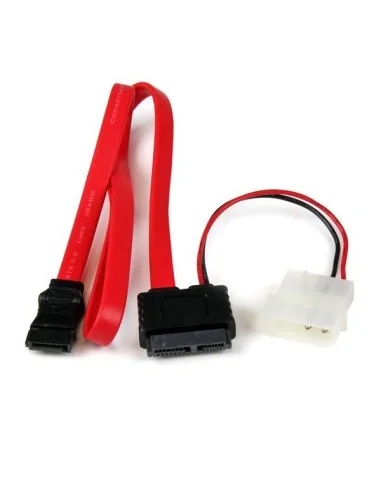 StarTech.com 20in Slimline SATA to SATA with LP4 Power Cable Adapter