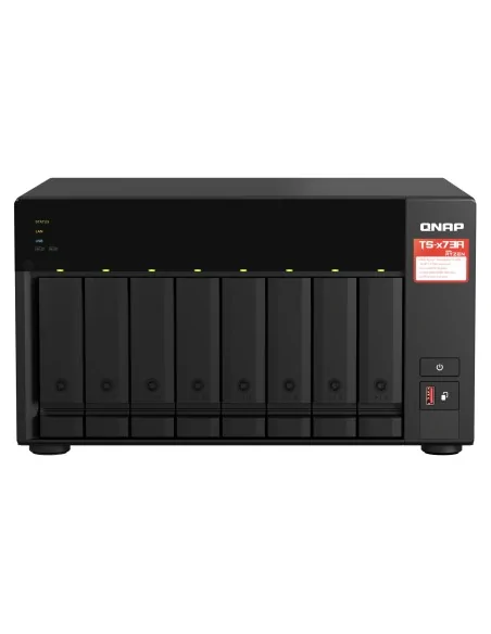 QNAP TS-873A NAS Tower Ryzen Embedded V1500B 8 GB DDR4 0 TB QNAP Turbo System Black