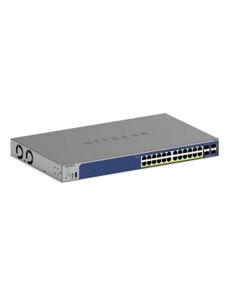 28-Port PoE Gigabit/10G Stackable Smart Switch (GS728TXP)