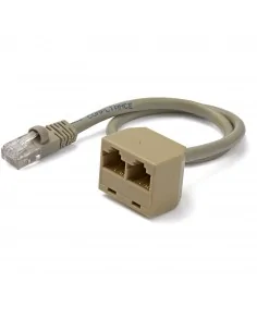 StarTech.com 2-to-1 RJ45 Splitter Cable Adapter - F/M