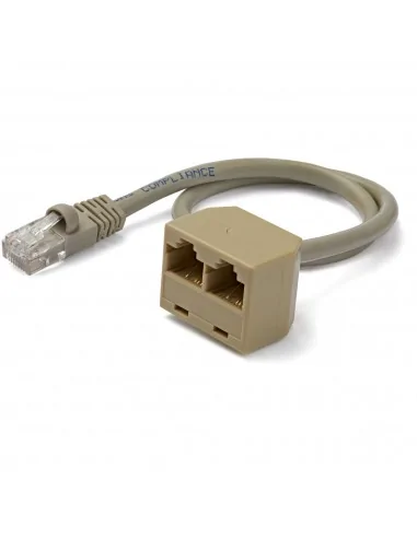 StarTech.com 2-to-1 RJ45 Splitter Cable Adapter - F/M