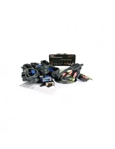 StarTech.com 4 Port Black USB KVM Switch Kit with Cables and Audio 2