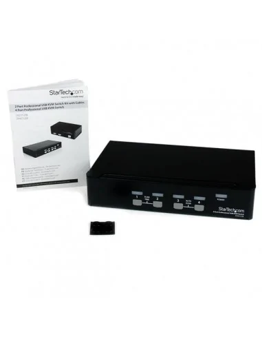 StarTech.com 4 Port Professional VGA USB KVM Switch with Hub - TAA