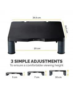 Fellowes Computer Monitor Stand with 3 Height Adjustments - Standard 2