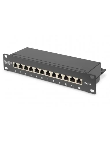 Digitus CAT 6, Class E Patch Panel, shielded, black
