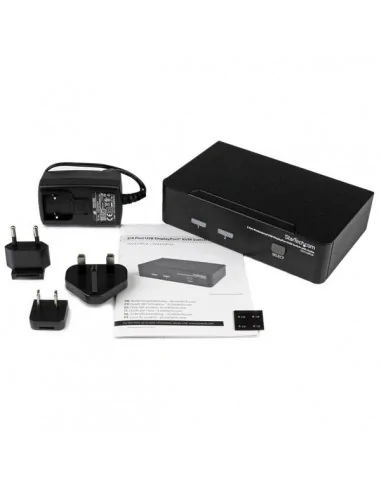 StarTech.com 2 Port Professional USB DisplayPort KVM Switch with Audio